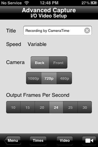 Image of Advanced mode adding an interval.